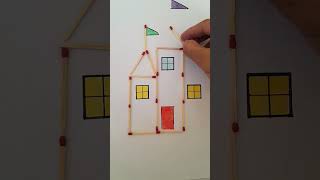 Matchstick art youtubeshorts art pallavisart [upl. by Jeanine]