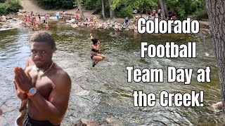 Colorado Football Team at Boulder Creek  Team Bonding in the Summer [upl. by Lisk940]