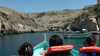 Blue Grotto Malta [upl. by Ellebyam]