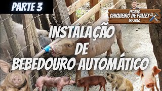 PARTE 3  BEBEDOURO AUTOMÁTICO PARA PORCO [upl. by Brigid674]