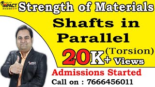 Shafts in Parallel  Torsion  Strength of Materials  zafarsir freeengineeringcoursesengineering [upl. by Baler994]