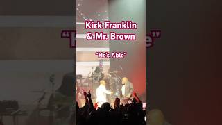 David Mann Kirk Franklin He’s Able Live shorts kirkfranklinreuniontour davidmann hesable [upl. by Gonzalo34]