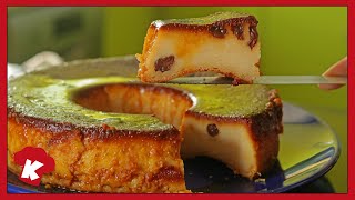 Como Hacer BUDÍN de PAN PERUANO casero  Receta FACIL de BUDIN CASERO con CARAMELO [upl. by Ishmul422]