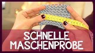 Schnelle Maschenprobe [upl. by Frentz495]