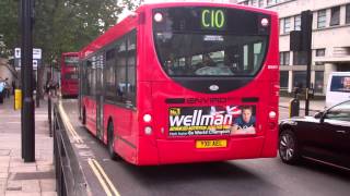 Abellio London Route C10 8561 YX11AEL Enviro200 Battersea QB [upl. by Sully]