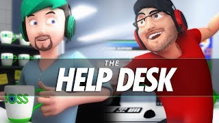 Will Markiplier Break It  Markiplier amp Jacksepticeye Animated in THE HELP DESK [upl. by Rechaba]