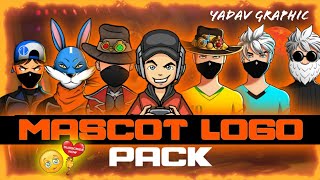 mascot logo pack  free fire logo pack download  ff mascot logo pack  yadav graphic logo  logo ff [upl. by Brittni]