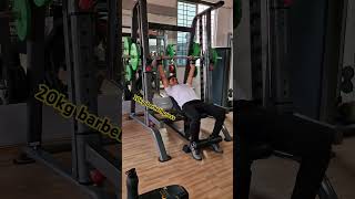 🥵🥵20kg barbell press🥵🥵 chestworkout fitness gymmotivation gym chest shorts trending [upl. by Anifares805]