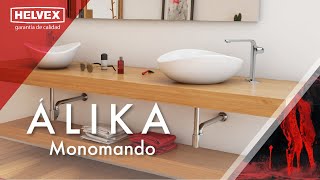 Monomando ALIKA  Llave para baño Helvex [upl. by Yelir]