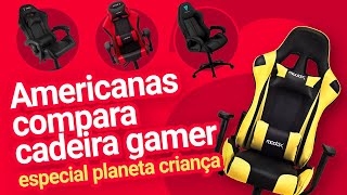 AMERICANAS COMPARA CADEIRA GAMER 💺 VEM ESCOLHER A SUA 🎮 [upl. by Anaert326]