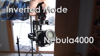 Nebula 4000 Lite Inverted Mode Battery and WiFi Use Video 3 [upl. by Ymerrej]