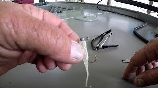 How To Tie A Loop Knot For Fishing  Plus A Crappie Jig Secret [upl. by Eidarb162]