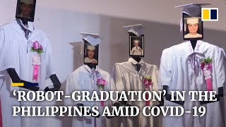 Philippine school holds ‘robotgraduation’ amid coronavirus pandemic [upl. by Tonkin]