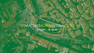 Paolo Pinamonti racconta la 59 Stagione Lirica del Macerata Opera Festival 2023 [upl. by Atniuq44]