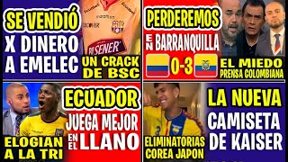 quotLOS ECUATORIANOS NOS GANARÁN EN BARRANQUILLAquot PRENSA COLOMBIANA LE TIENE MIEDO A LA TRICOLOR [upl. by Gretta]