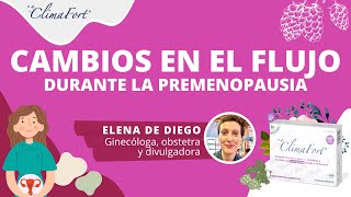 ¿Cómo es el FLUJO en la MENOPAUSIA 🕵️‍♀️⚪🟡 Con la ginecóloga obstetra y divulgadora Elena De Diego [upl. by Aicirpac855]