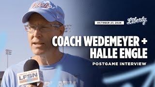 Coach Wedemeyer amp Halle Engle Talk About The Win Over MTSU [upl. by Russel]