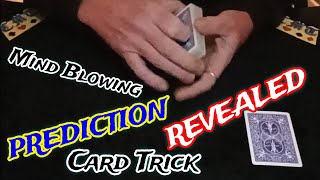 Stunning Prediction Card Trick Tutorial [upl. by Questa]