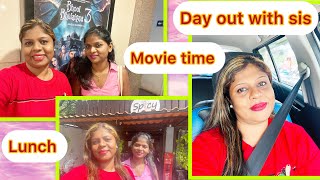 Sisters❤️🩷day out  Movie 🍿Lunch 🍚 Keziahgomes0719 [upl. by Akinar384]