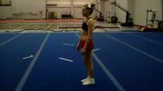 Back hand spring cheerleading [upl. by Aleunam]