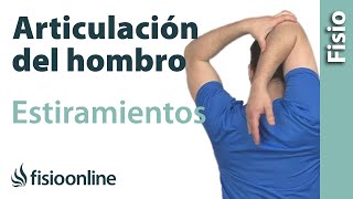 Estiramientos para la articulación del hombro [upl. by Eatnhoj]