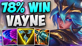 CHALLENGER 78 WIN RATE VAYNE FULL GAMEPLAY  CHALLENGER VAYNE ADC GAMEPLAY  Patch 1323 S13 [upl. by Teplica341]