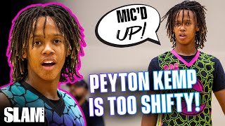 Peyton Kemp is the MOST ENTERTAINING GUARD in Middle School 🤩  SLAM Micd Up 🎤 [upl. by Aleet]