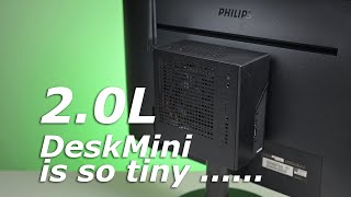 ASRock DeskMini Review featuring Philips 241V8 Monitor [upl. by Galatea]