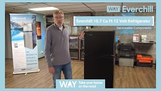 How to Service Your 107 CU FT Everchill Refrigerator  Replace the Freezer Fan [upl. by Anerrol]