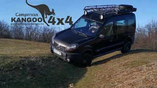 Campervan Kangoo 4x4 TEREPSZEMLE 2024 [upl. by Burbank988]