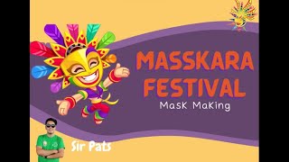 Mask Making Masskara Festival  Fast and Easy Steps [upl. by Dorion645]