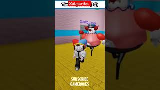 CLOWN BARRYS PRISON RUN Obby Vs POMNI 😹🤩shorts robloxObby💥 tiktok robloxshorts [upl. by Borras42]