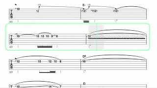 DREAM THEATER ● Sacrificed Sons  Isolated Guitar 2  TAB [upl. by Xineohp]