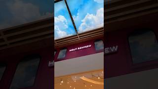 Holt Renfrew Bloor Yorkville Downtown Toronto Store Cloudy Sky Above Escalators Installation shop [upl. by Walls]