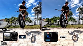 The Ultimate 2024 Action Camera Comparison For Bike Riding  DJI Osmo Action 4 vs GoPro Hero 12 [upl. by Aninotna]