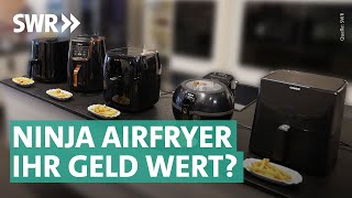 Heißluftfritteusen im Test Ninja Tefal Cosori Lidl amp Philips I Marktcheck SWR [upl. by Kenji406]