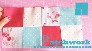 PATCHWORK  COMO UNIR CUADRADOS [upl. by Laira]