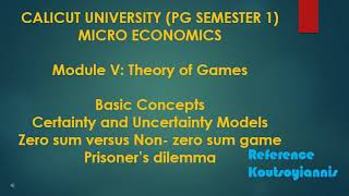 GAME THEORY CONCEPTS ZERO SUM GAMENON ZERO SUM GAMEPRISONERS DILEMMA [upl. by Ilana936]