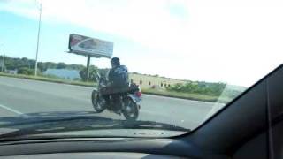 Angry Biker In Omaha Road Rage [upl. by Edlitam403]