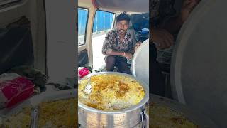 Tasty VAN biriyani near kumari aunty stall  hyderabad chickenbiryani food kumariauntyfood [upl. by Ahsikan]