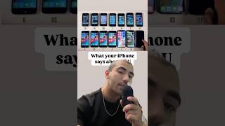 What your iPhone says about you apple iphone [upl. by Annoled660]