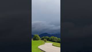 S Floriano III Tambre VI stormy Alpago Veneto Italy 280924 alpago stormy cumulonimbus [upl. by Ayim]