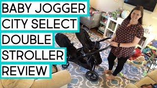 Baby Jogger City Select Double Stroller Review [upl. by Specht]