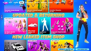 ALL New LEAKED amp UPDATED Item Shop Ice Spice Rap Monster ICON Lady Gaga Pass Pack amp More [upl. by Krid346]