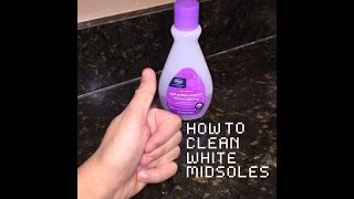 How To Clean White Midsoles [upl. by Sosthina]