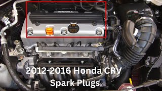 20122016 Honda CRV Spark Plug Replacement [upl. by Ardien]