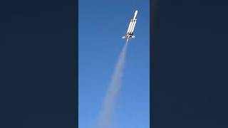 Max Q Falcon Heavy Nailed It Full Video in Link Below modelrockets spacex maxq falconheavy [upl. by Wollis]