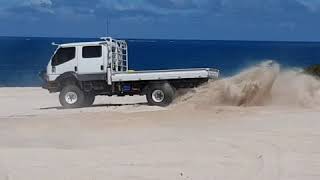 Mitsubishi Canter 4x4 with an LS3 supercharged play time [upl. by Chelsie446]