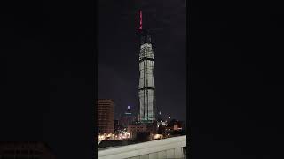 Hari Kebangsaan Malaysia National Day Special Spire LED Lightup PNB Warisan Merdeka 118 Kuala Lumpur [upl. by Aeli156]