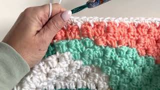 Crocheting a Border on a C2C Blanket [upl. by Ayhdiv]